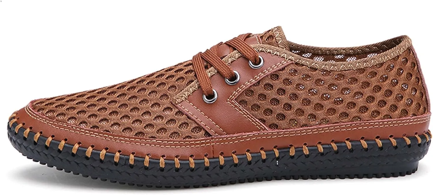 Water Shoes Men's Hiking Shoes Breathable Quick Drying Beach Shoes Travel Camping Adventure Off-Road Sneakers Non-Slip Barefoot Water Sneakers Lightweight Walking Sandals