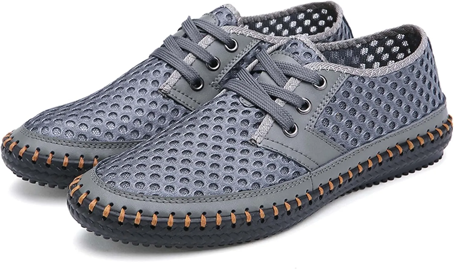 Water Shoes Men's Hiking Shoes Breathable Quick Drying Beach Shoes Travel Camping Adventure Off-Road Sneakers Non-Slip Barefoot Water Sneakers Lightweight Walking Sandals