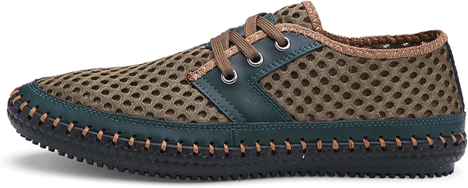 Water Shoes Men's Hiking Shoes Breathable Quick Drying Beach Shoes Travel Camping Adventure Off-Road Sneakers Non-Slip Barefoot Water Sneakers Lightweight Walking Sandals