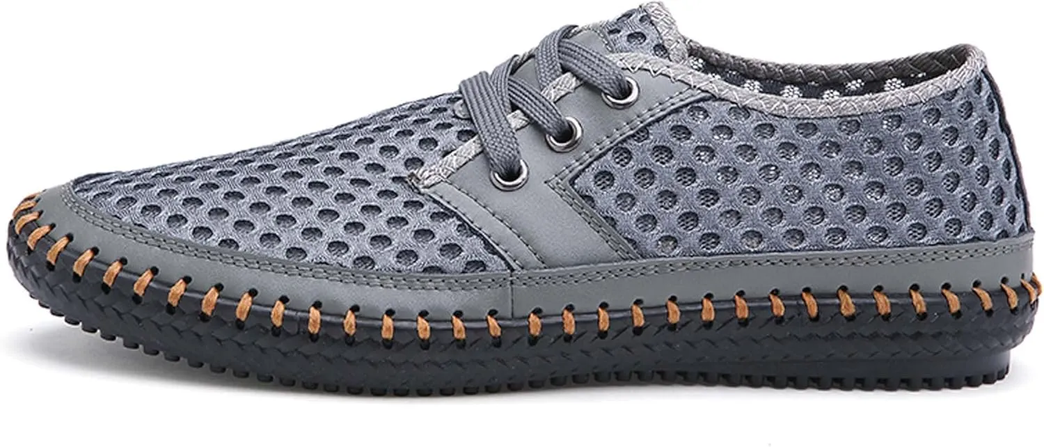 Water Shoes Men's Hiking Shoes Breathable Quick Drying Beach Shoes Travel Camping Adventure Off-Road Sneakers Non-Slip Barefoot Water Sneakers Lightweight Walking Sandals