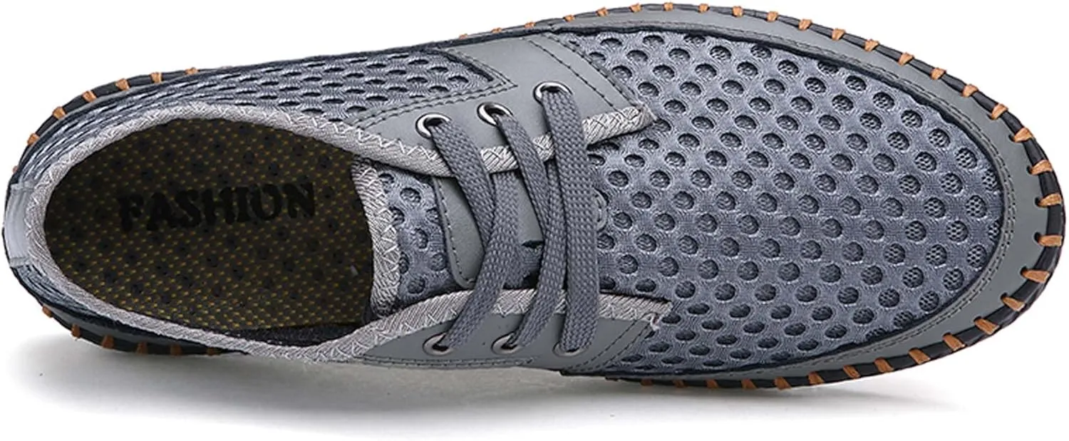 Water Shoes Men's Hiking Shoes Breathable Quick Drying Beach Shoes Travel Camping Adventure Off-Road Sneakers Non-Slip Barefoot Water Sneakers Lightweight Walking Sandals