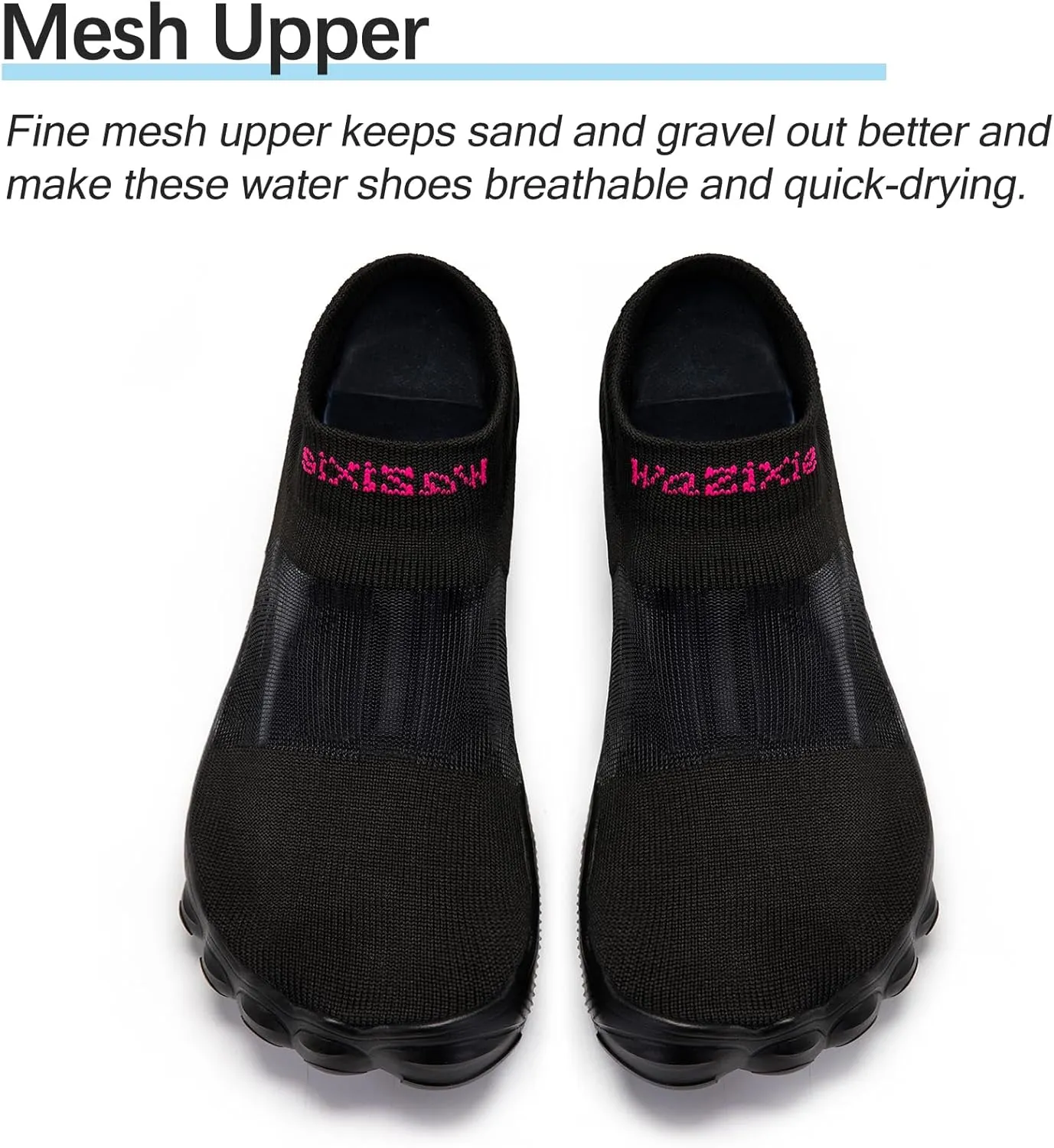 Water Shoes Women Barefoot Athletic Workout Gym Footwear Beach Swim Sneakers Quick Drying Boat Aqua Shoes for Water Sport Diving Sailing Travel Fishing