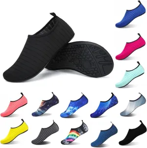 Water Sports Shoes Barefoot Quick-Dry Aqua Yoga Socks Slip-On for Men Women Swim Beach Barefoot Slip-on Wide Toe Box Sneakers Hiking Athletic Outdoor Shoes for Pool Surf Walk Breathable Soft Unisex