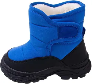Winter Ankle Boots for Kids Boys Anti Slip Fleece Warm Comfort Lined Casual Outdoor Sports Shoes Thick Snow Boots