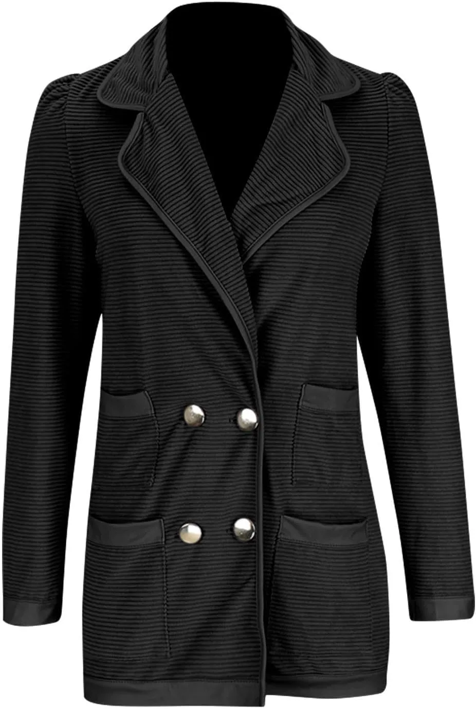 Winter Jackets for Women Long Sleeve Turndown Collar Blazer Casual Comfy Button up Corduroy Coats Outerwear