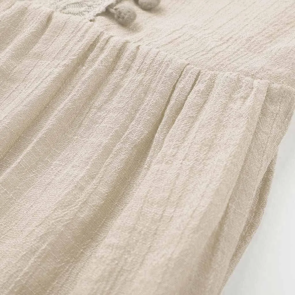 Women Lace Patchwork Maxi Dress Long Sleeve Sexy V Neck Boho Dress Spring Summer Casual Flowy Tiered Bohemian Dress