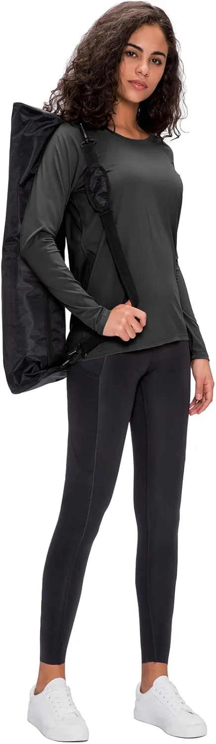 Women's 3 Pack Long Sleeve Workout Running Shirts, UPF 50  Sun Protection Shirts, Athletic Exercise Gym Yoga T-Shirts Tops