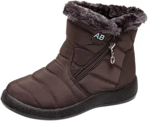 Women's Ankle Snow Boots Women Snow Boot Women's Wide Calf Comfortable Winter Knee High Riding Boots Zapatos De Mujer Para La Nieve Bajitos Winter Boot for Women Working