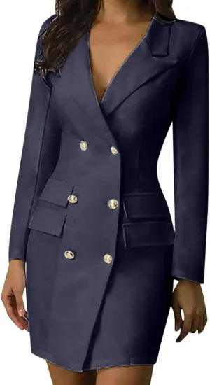 Womens Blazer Open Front Sexy Elegant Formal Suit Jackets Dress for Work Office Business Coat Foreign Jackets