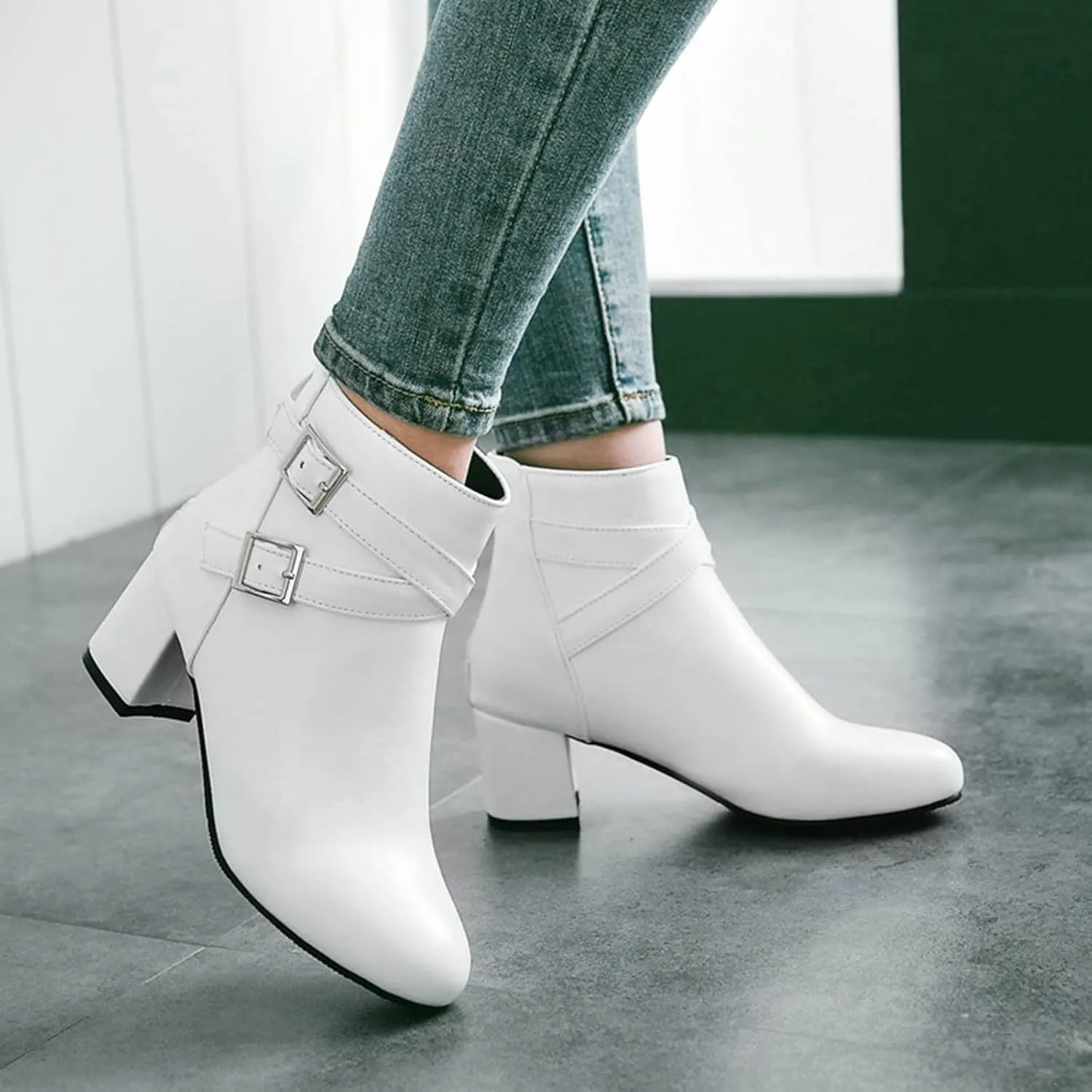 Womens Booties Low Heel Women Booties Ankle Olive Green Boots for Women Brown Dress for Women Womens Ankle Boots with Arch Support White Wide Width Ankle Booties Women