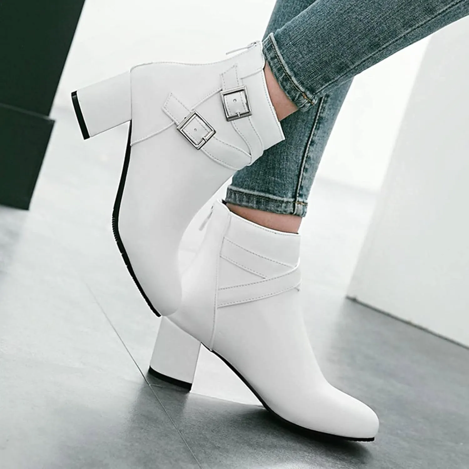 Womens Booties Low Heel Women Booties Ankle Olive Green Boots for Women Brown Dress for Women Womens Ankle Boots with Arch Support White Wide Width Ankle Booties Women