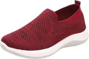 Women's Canvas Slip on Low Top Fashion Orthopedic Sneakers for Women Non Slip Loafer Shoes Classic Comfortable Flat Breathable Casual Shoes Comfortable Walking Shoes