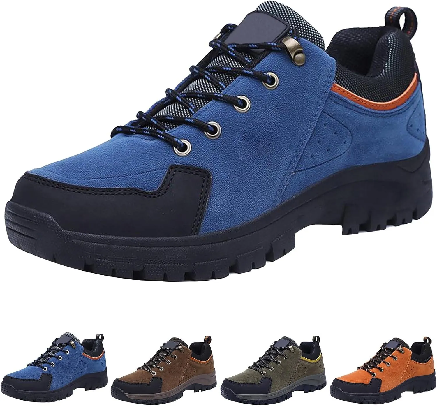 Womens Casual Shoes Suede Lightweight Walking Shoes Non Slip Waterproof Running Shoes Slip On Sneakers for Men