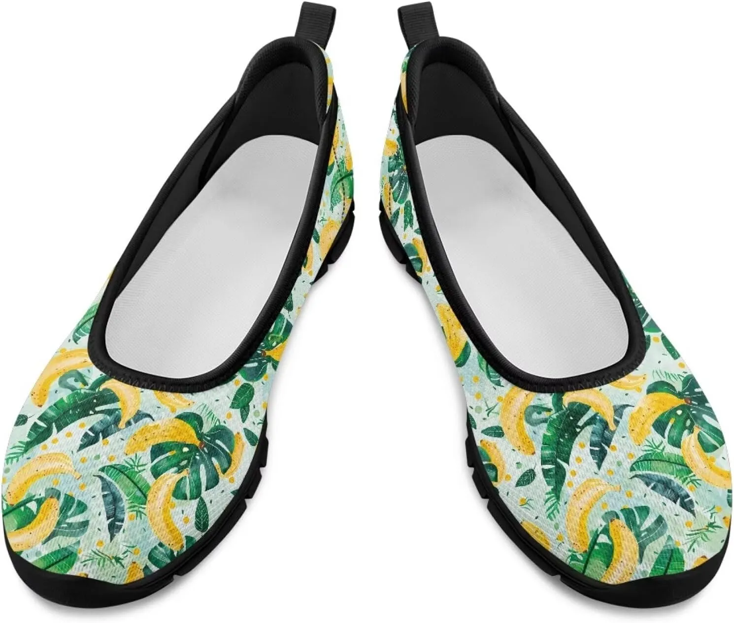 Women's Casual Slip-On Mesh Flat Lighweight Spring Work Shoes for Women with Anti-Slip Sole Size 6-10