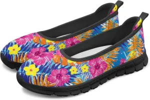 Women's Casual Slip-On Mesh Flat Lighweight Spring Work Shoes for Women with Anti-Slip Sole Size 6-10