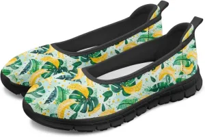 Women's Casual Slip-On Mesh Flat Lighweight Spring Work Shoes for Women with Anti-Slip Sole Size 6-10