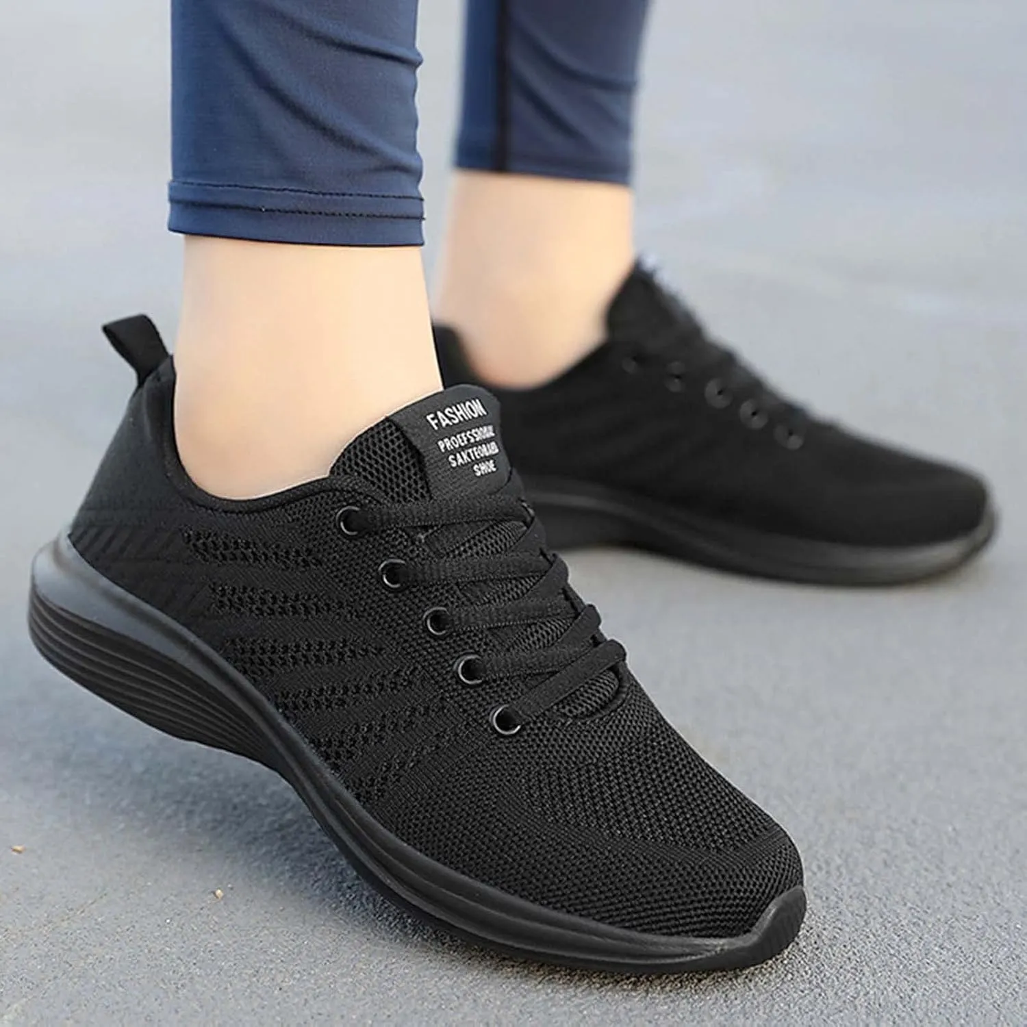 Women's Comfortable Casual Sneakers  Lightweight & Breathable Mesh Slip-On Walking Shoes, Easy to Wear, Soft Sole, Perfect for Work, Travel & Everyday Comfort