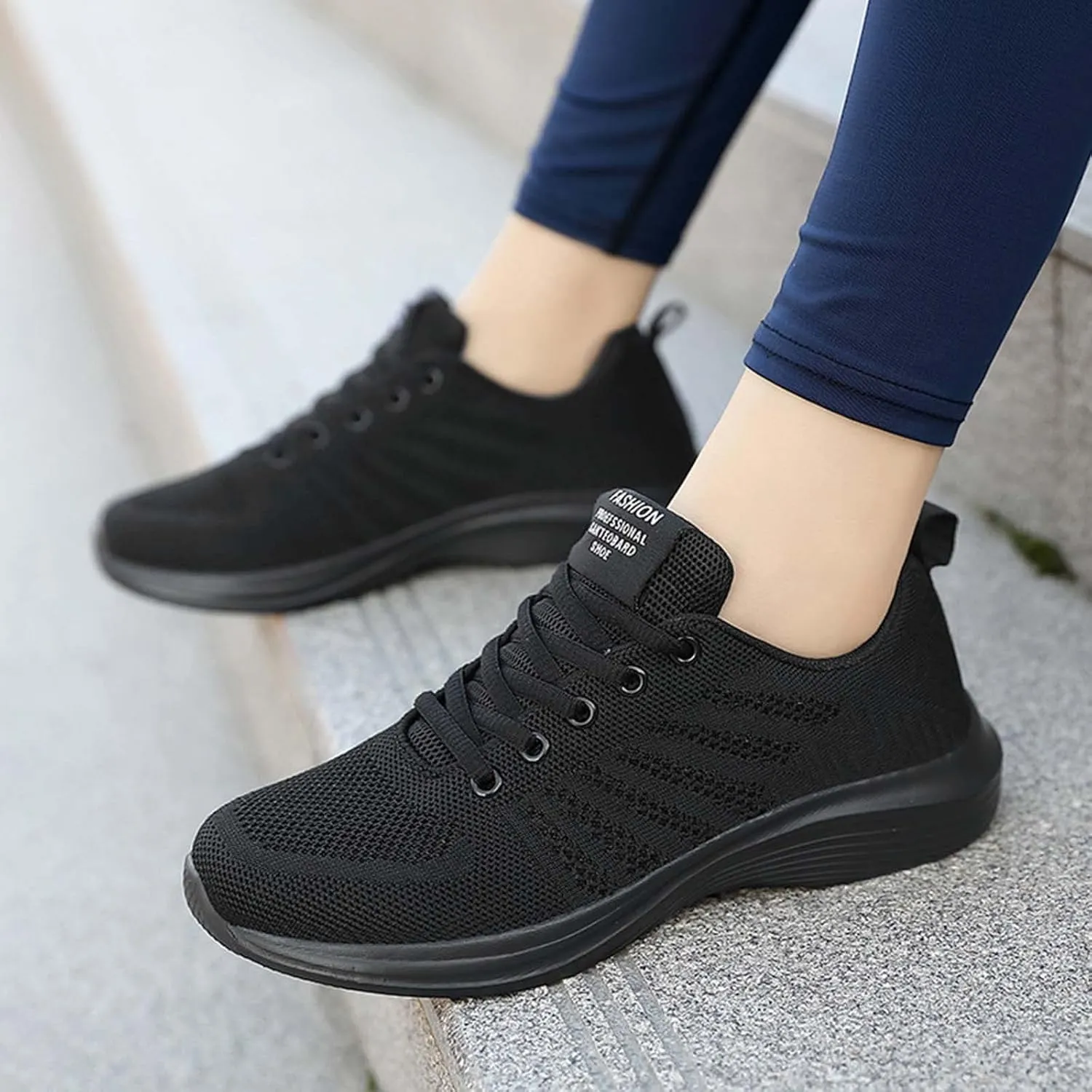 Women's Comfortable Casual Sneakers  Lightweight & Breathable Mesh Slip-On Walking Shoes, Easy to Wear, Soft Sole, Perfect for Work, Travel & Everyday Comfort