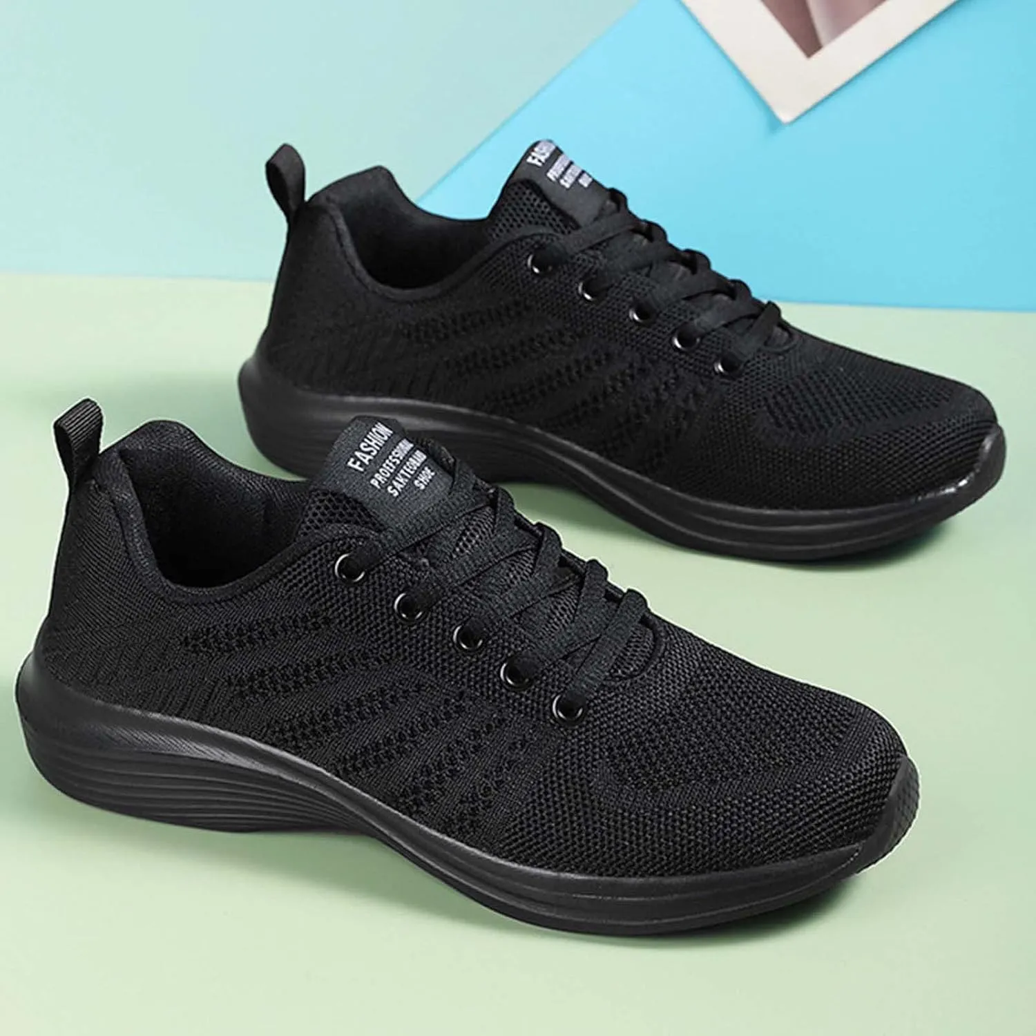 Women's Comfortable Casual Sneakers  Lightweight & Breathable Mesh Slip-On Walking Shoes, Easy to Wear, Soft Sole, Perfect for Work, Travel & Everyday Comfort