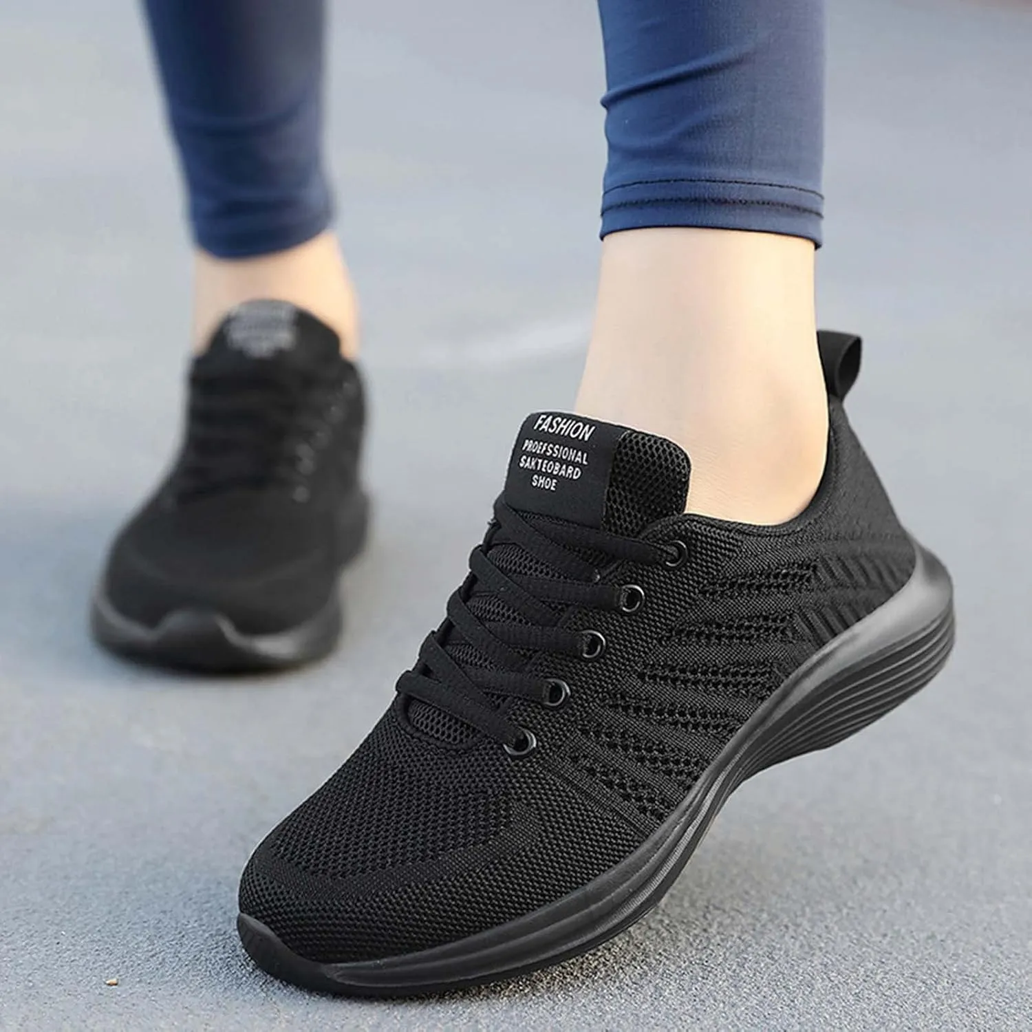 Women's Comfortable Casual Sneakers  Lightweight & Breathable Mesh Slip-On Walking Shoes, Easy to Wear, Soft Sole, Perfect for Work, Travel & Everyday Comfort