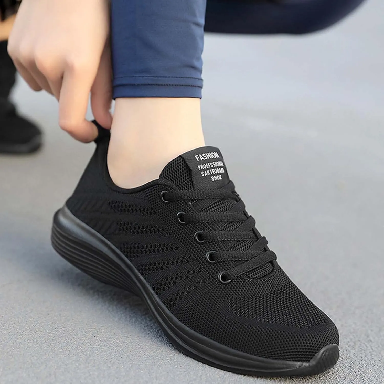 Women's Comfortable Casual Sneakers  Lightweight & Breathable Mesh Slip-On Walking Shoes, Easy to Wear, Soft Sole, Perfect for Work, Travel & Everyday Comfort