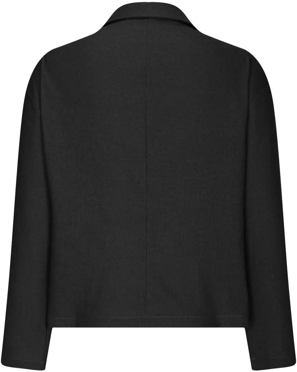 Women's Cotton Linen Blazer Long Sleeve Jacket Summer Lightweight Lapel Button Suit Ladies Business Casual Clothes