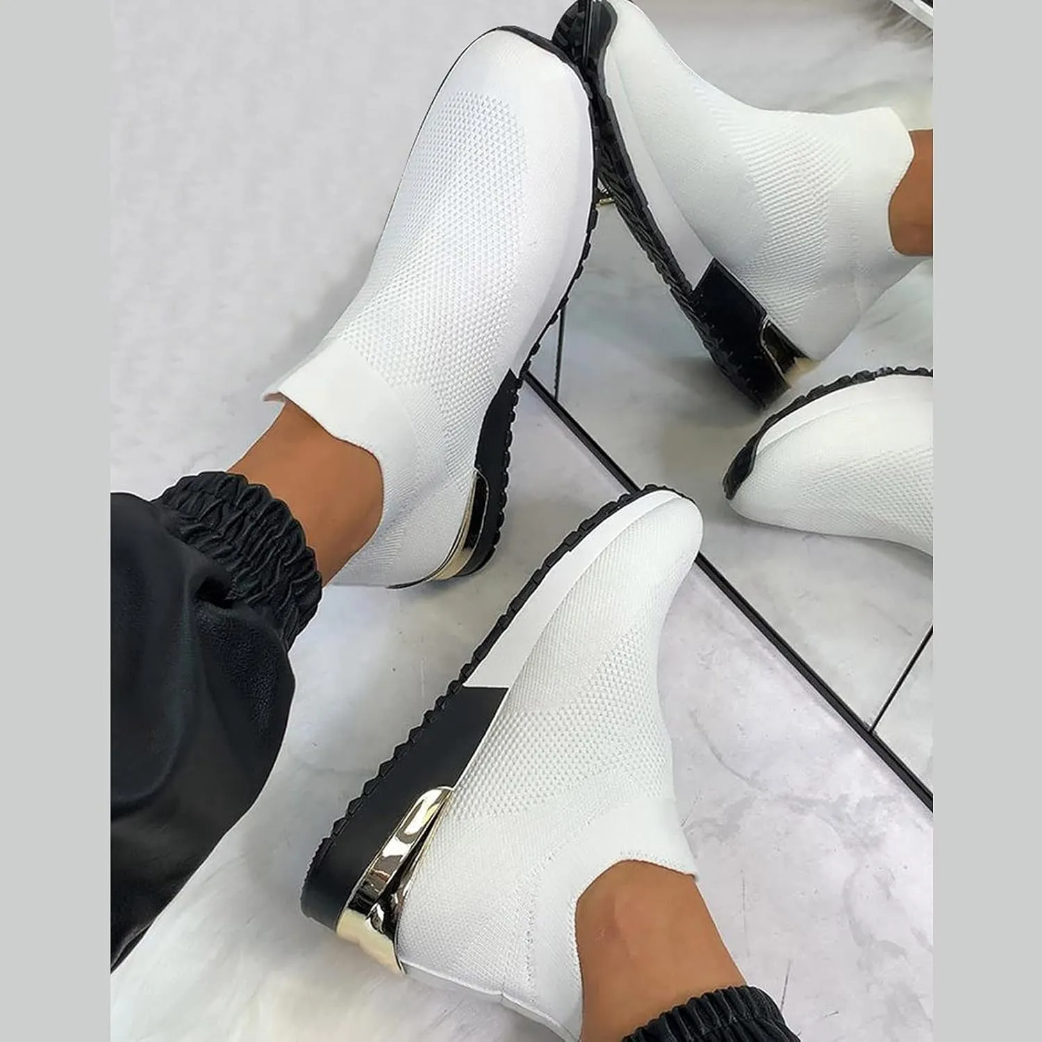 Womens High Top Side Zip Sneakers Women's Slip On Shoes Wide Toe Women Shoes Size 10 Sneakers Womens Black Size 7 Wide Sneakers Women's Black Non Slip Shoes