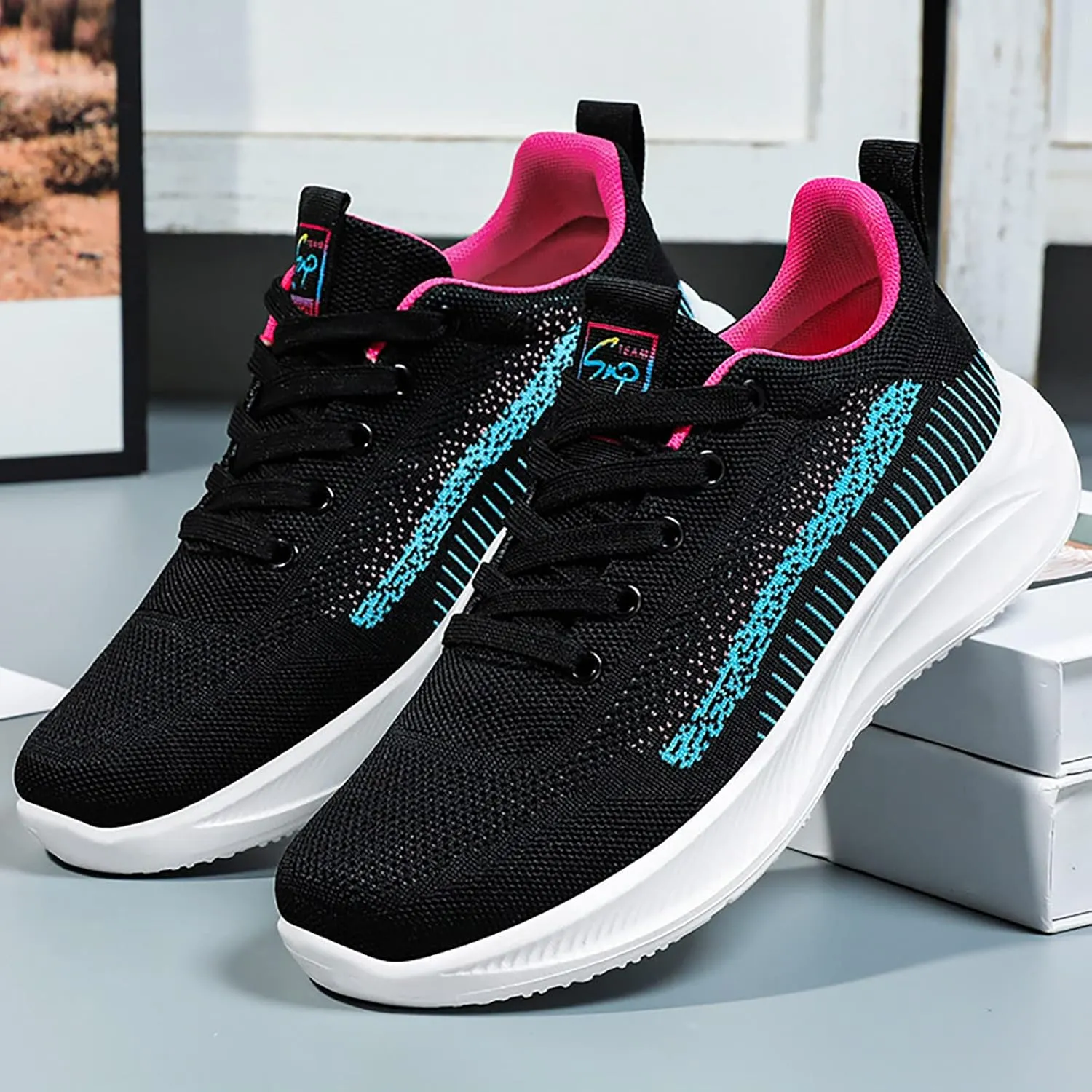 Womens High Top Sneakers Fashion Walking Shoes Women Wide Width Size 9 W Black Dress Shoes for Women Low Heel Wide Width Slip On Sneakers Women Size 8 Wide Zapatos Para Mujer Comodos Y Elegantes