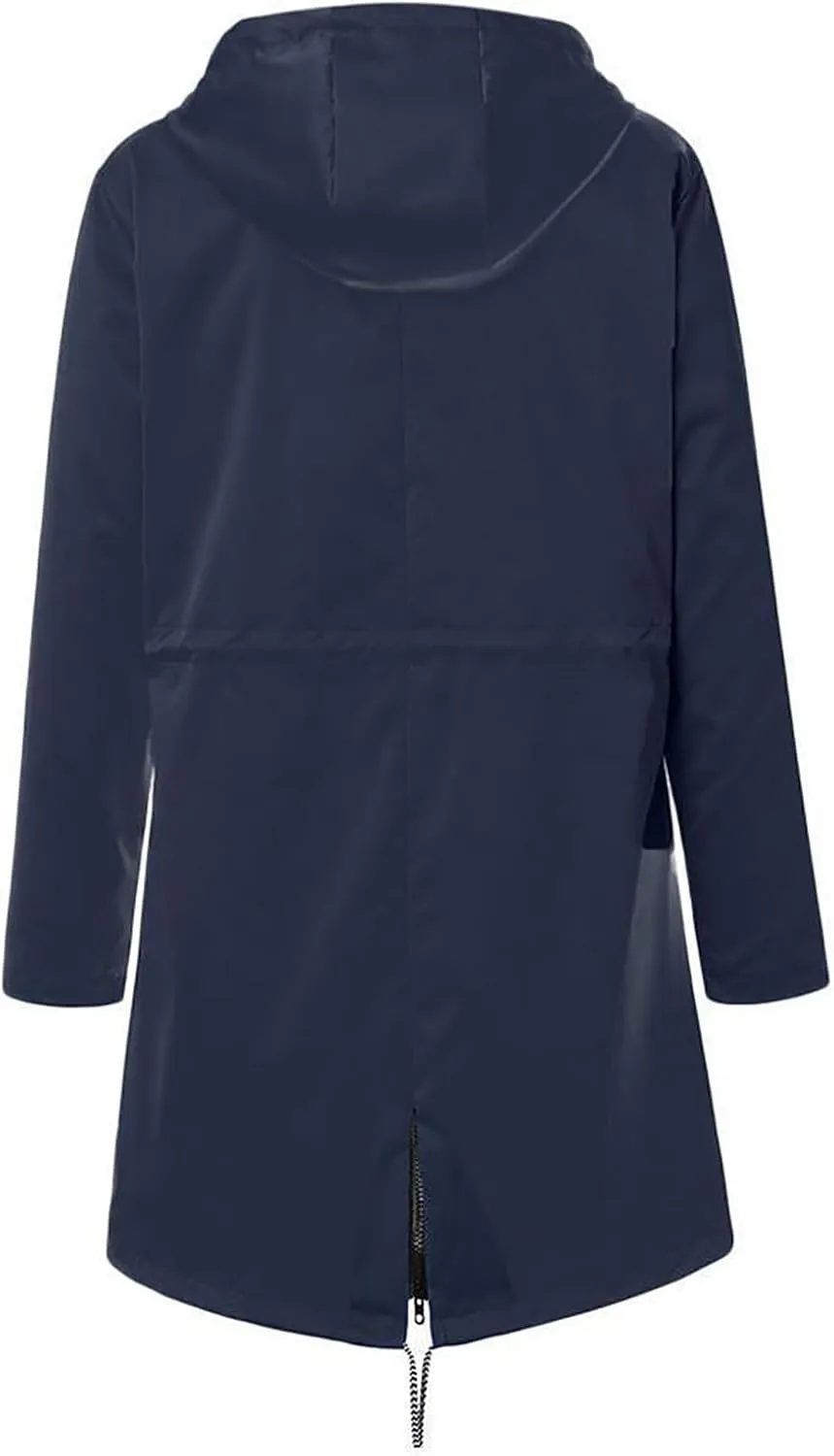 Women's Hiking Jackets with Hood Outdoor Waterproof Windbreaker Pus Size Full Zip Raincoats Lightweight Trench Coats