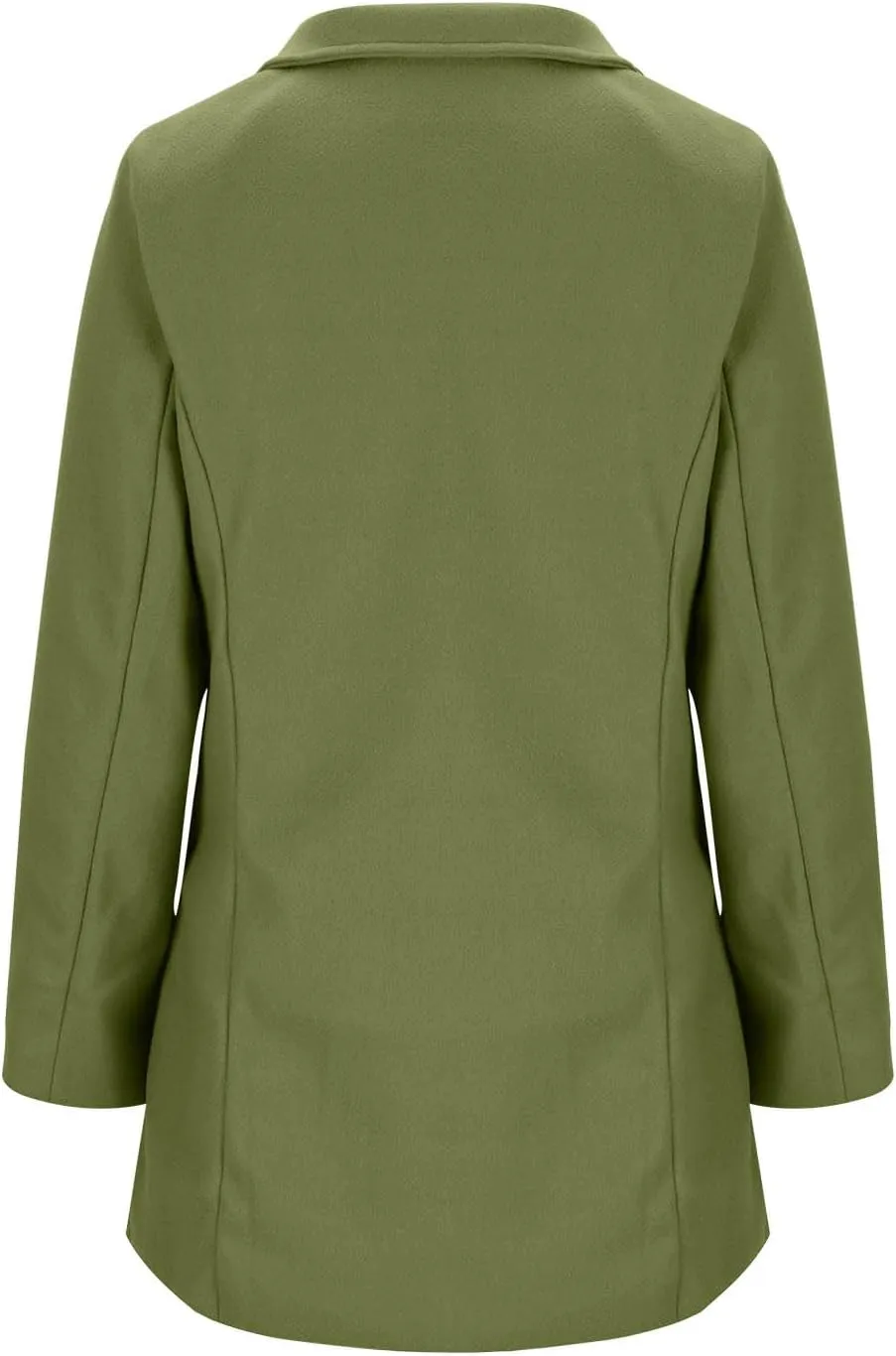 Womens Jackets Fall Turndown Collar Button Hoodless Coats Casual Long Sleeve Cardigan Tops Outerwear