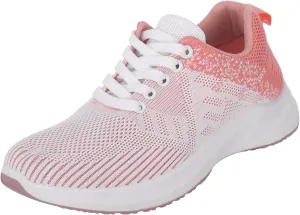 Women's Mesh Sneakers Lace Up Lightweight Casual Sneakers Comfortable Non-Slip Breathable Walking Shoes Orthopedic Shoes with Arch Support