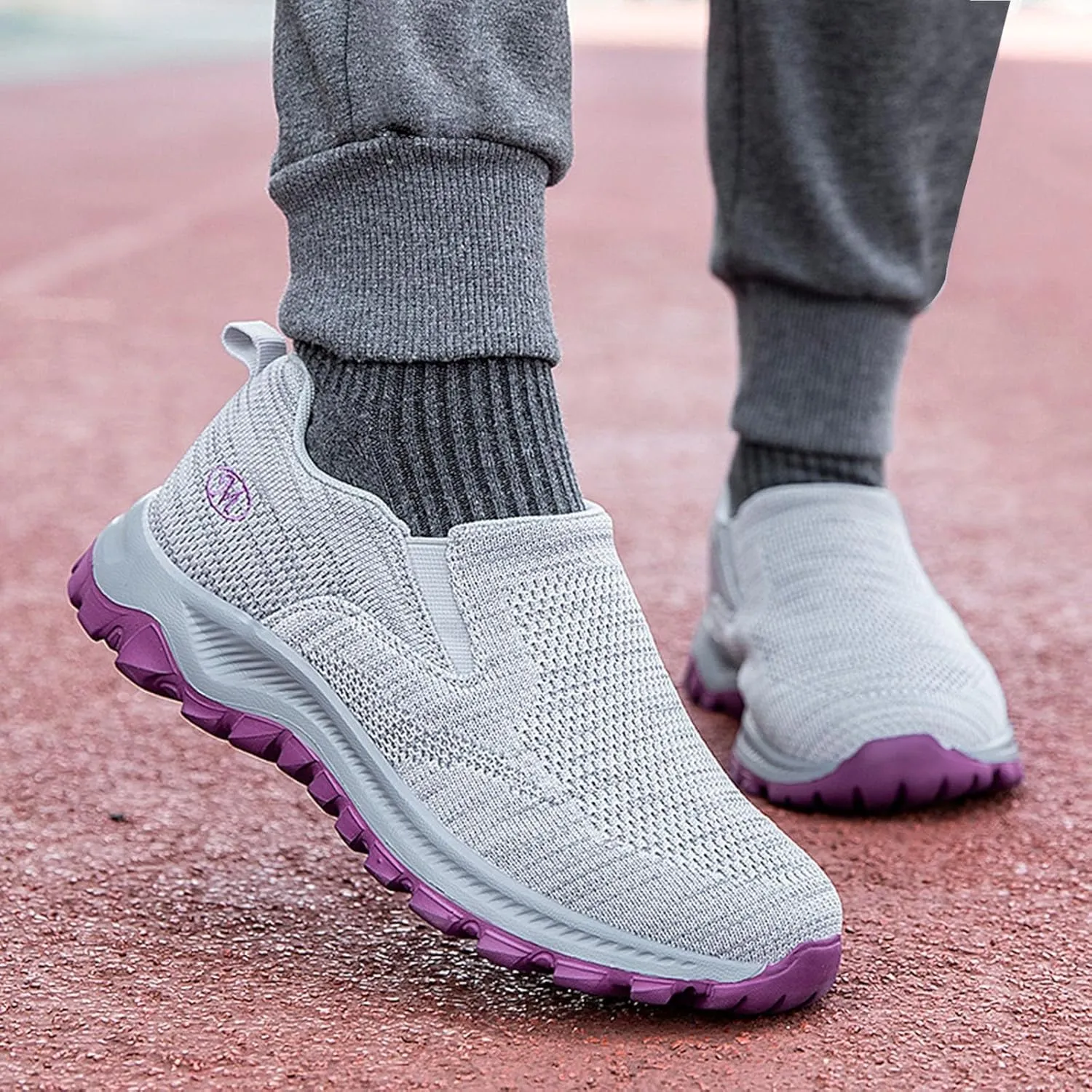 Women's Orthopedic Shoes with Adjustable Strap Slip on Orthopaedic Walking Sneakers Minimalist Zero Drop Shoe