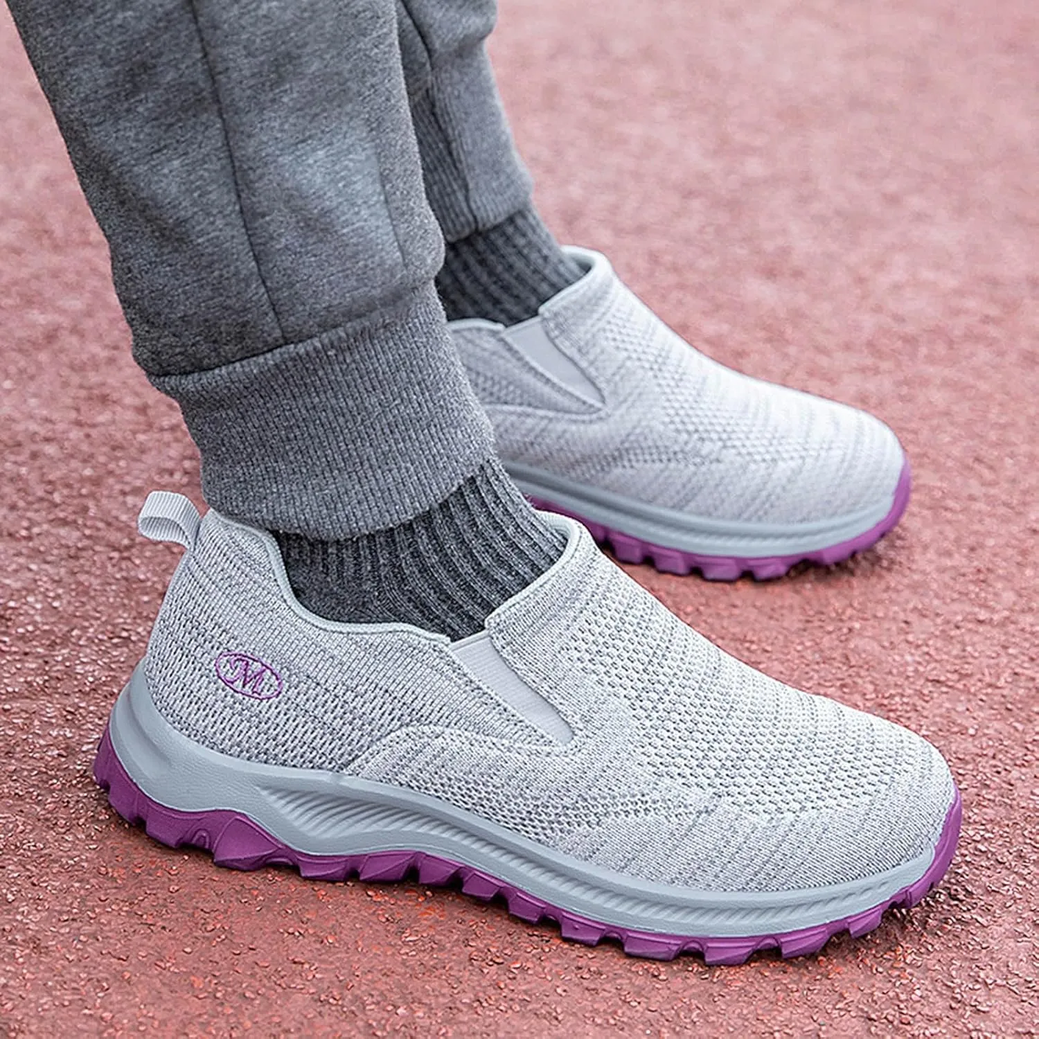 Women's Orthopedic Shoes with Adjustable Strap Slip on Orthopaedic Walking Sneakers Minimalist Zero Drop Shoe