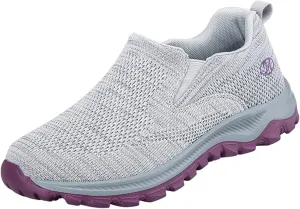 Women's Orthopedic Shoes with Adjustable Strap Slip on Orthopaedic Walking Sneakers Minimalist Zero Drop Shoe