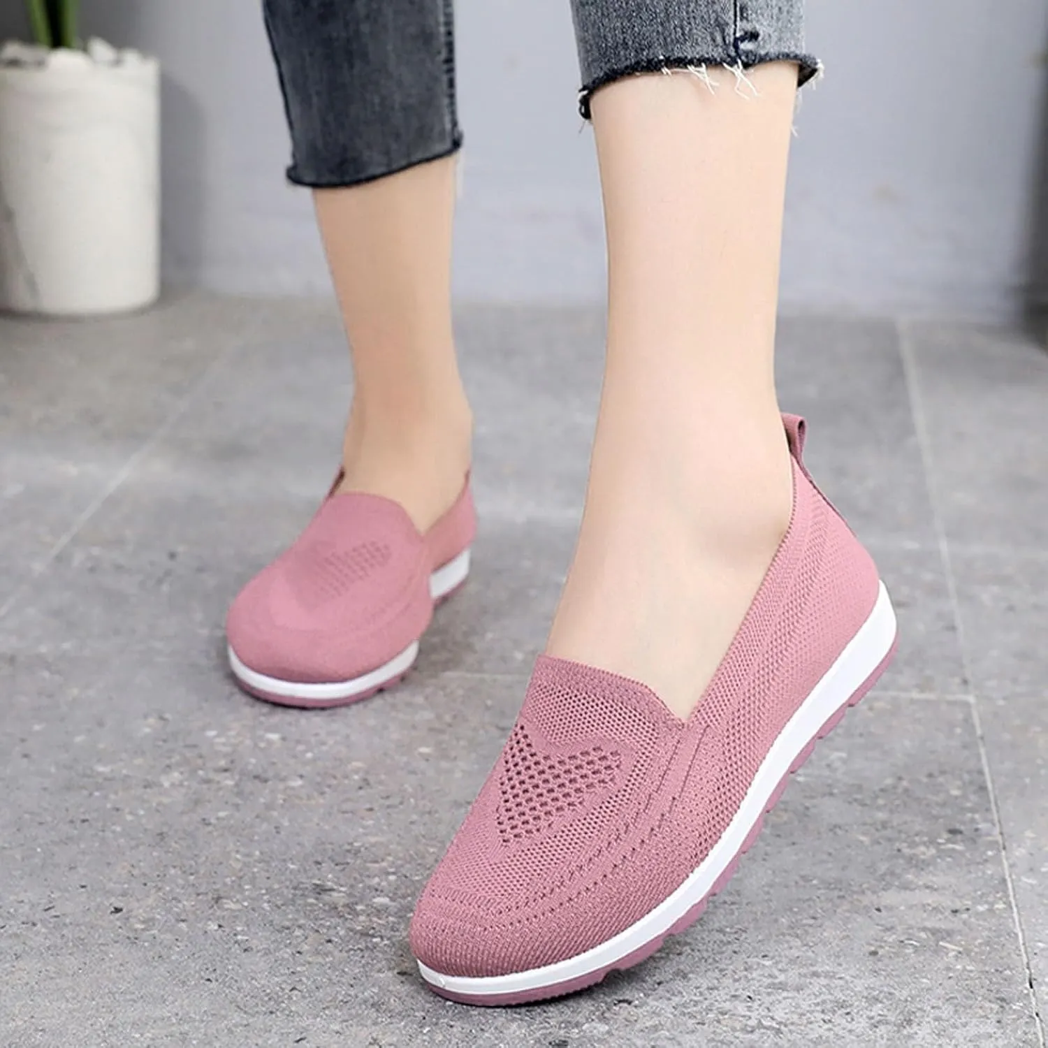 Womens Shoes 7.5 Wide Width Sneakers Walking Shoes Women Comfortable Non Slip Winter Shoes for Women Wide Width Platform Sneaker for Women Sneakers Slip On Stylish Slip On Sneakers for Women 2023