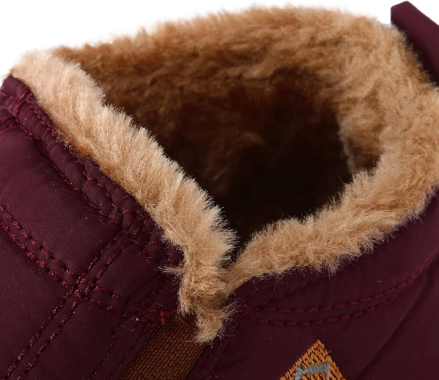 Womens Snow Boots Waterproof Wide Size 7 White Snow Boots Women Winter Brown Fur Boots for Women Waterproof Boots for Winter Waterproof Botas De Invierno Para Mujer Negras