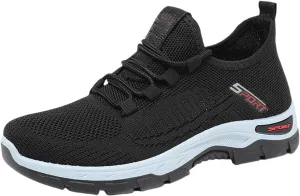Women's Summer Breathable Walking Non Slip Sneakers Running Shoes Arch Support Walking Shoes Tennis Diabetes Breathable Gym Workouts Sneakers Lightweight Sports Fashion Casual Shoe