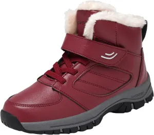 Womens Waterproof Winter Boots Wide Women Snow Boots Winter Waterproof Slip Resistant Cold Weather Shoes Women Winter Booties Womens Slip on Walking Snow Shoes Botas De Frio Para Mujer