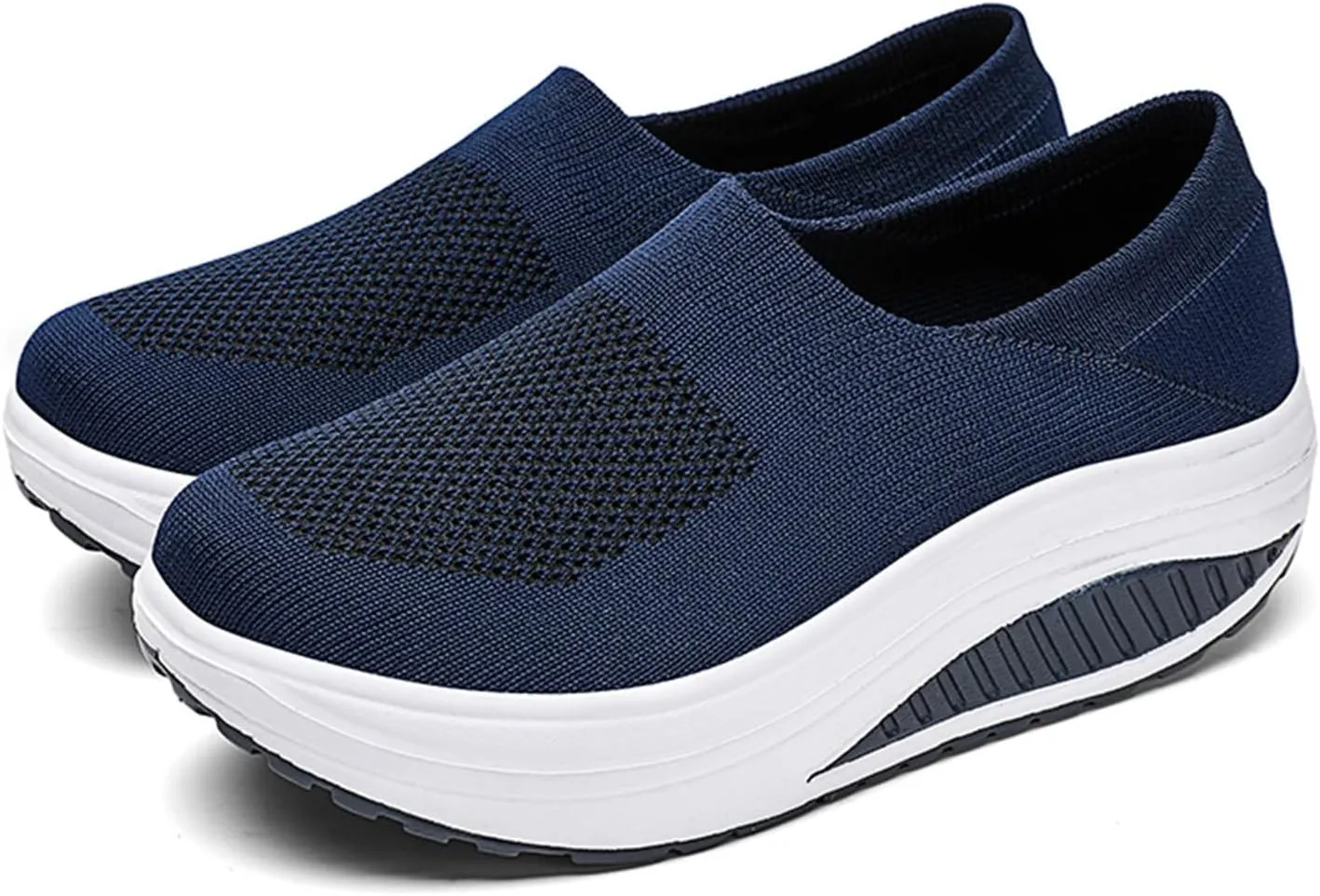 Womens White Sneakers Casual Wide Zapato Antiderrapante Mujer Womens Slip On Athletic Shoes Wide Width Women Sneakers Size 6 Wide Zapatillas De Mujer Con Tacon