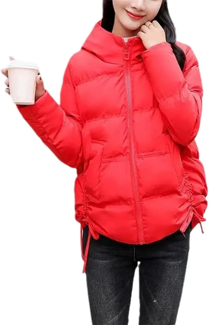 Women's Winter Hooded Jackets Thick Warm Cotton Padded Parka Female Outwear Coats