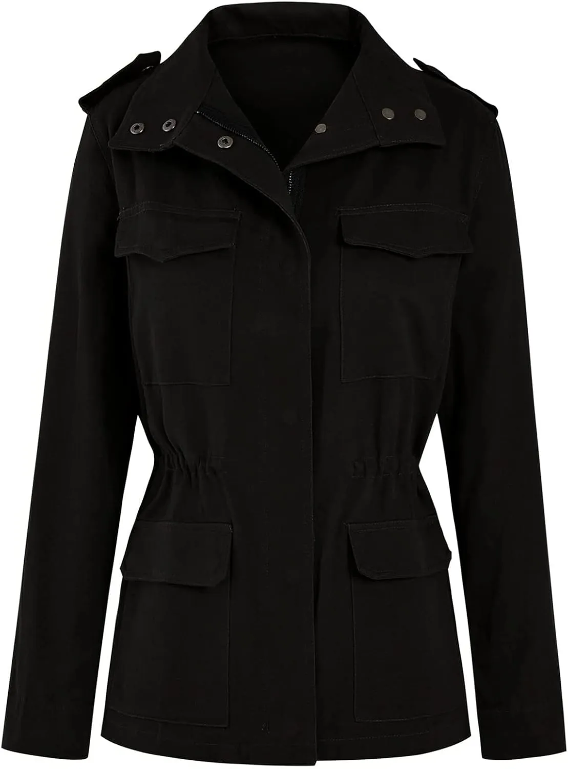 Work Jackets for Women Casual Long Sleeve Regular Fit Lightweight Fall Jacket Zip Up Outdoor Hiking Athletic Outwear