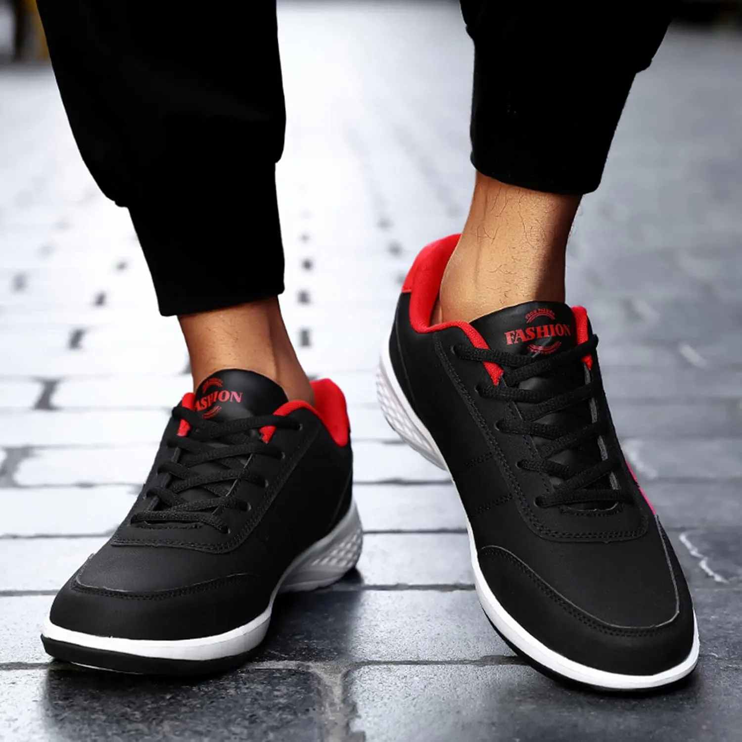 Workout Athletic Sport Shoes for Men Lightweight Breathable Walking Shoe Gym Tennis Business Formal Dress Shoes