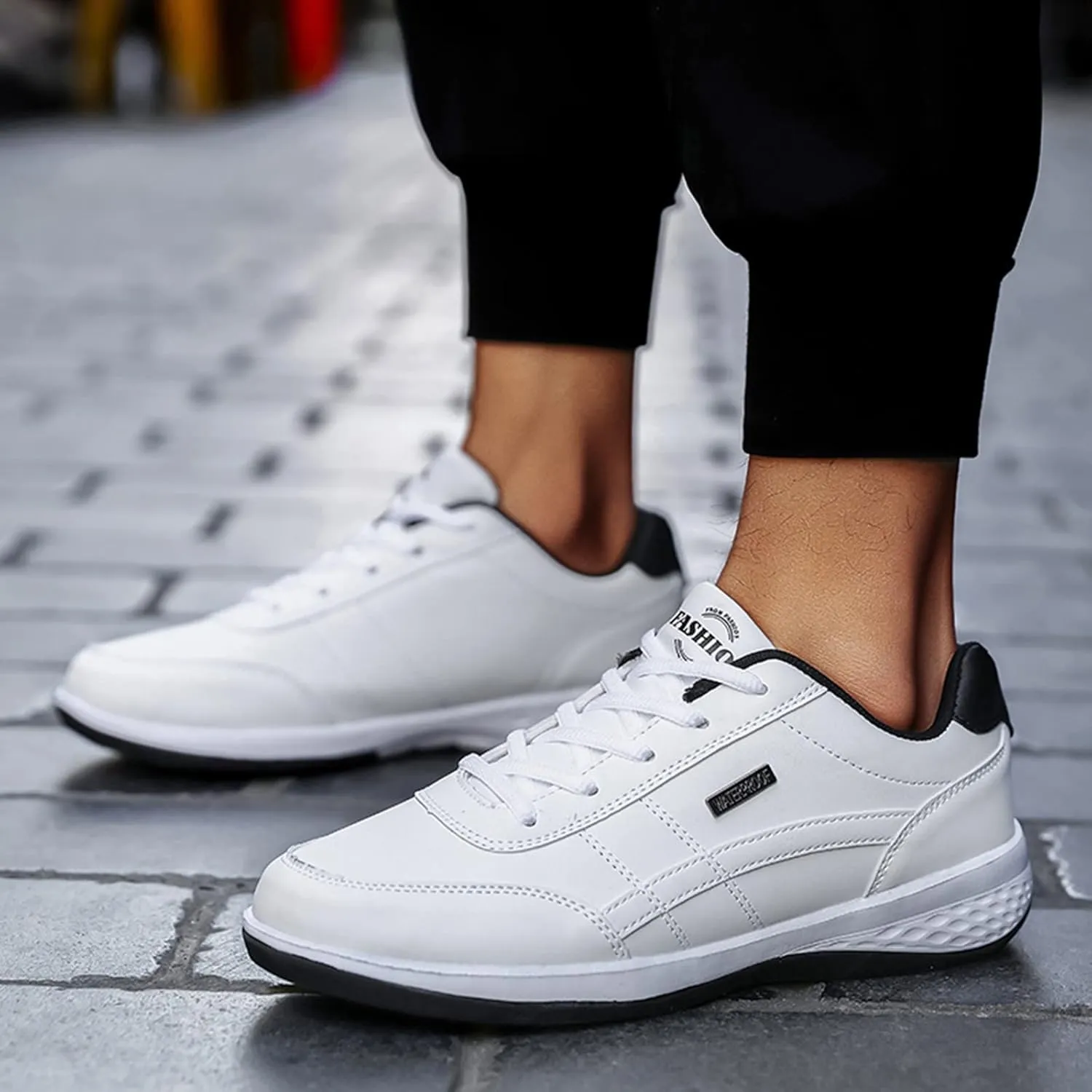 Workout Athletic Sport Shoes for Men Lightweight Breathable Walking Shoe Gym Tennis Business Formal Dress Shoes