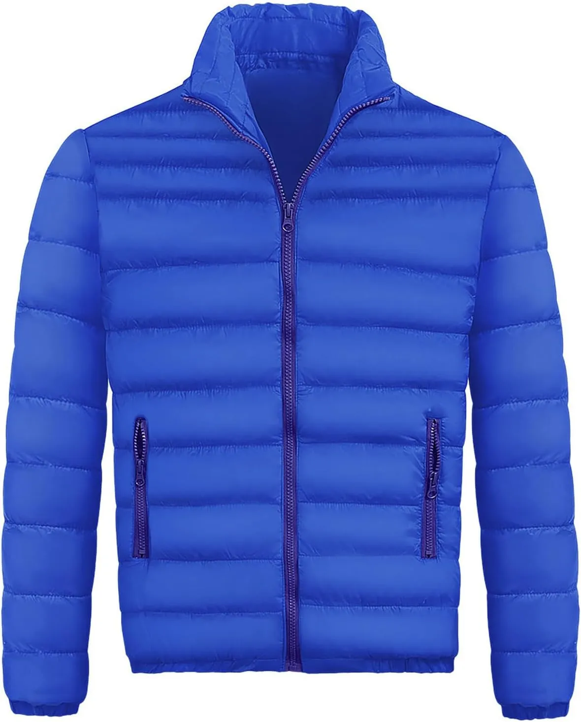 Ymosrh Men's Down Jacket Winter Lightweight Puffer Jacket Warm Insulated Windproof Quilted Coat Jacket, M-2XL